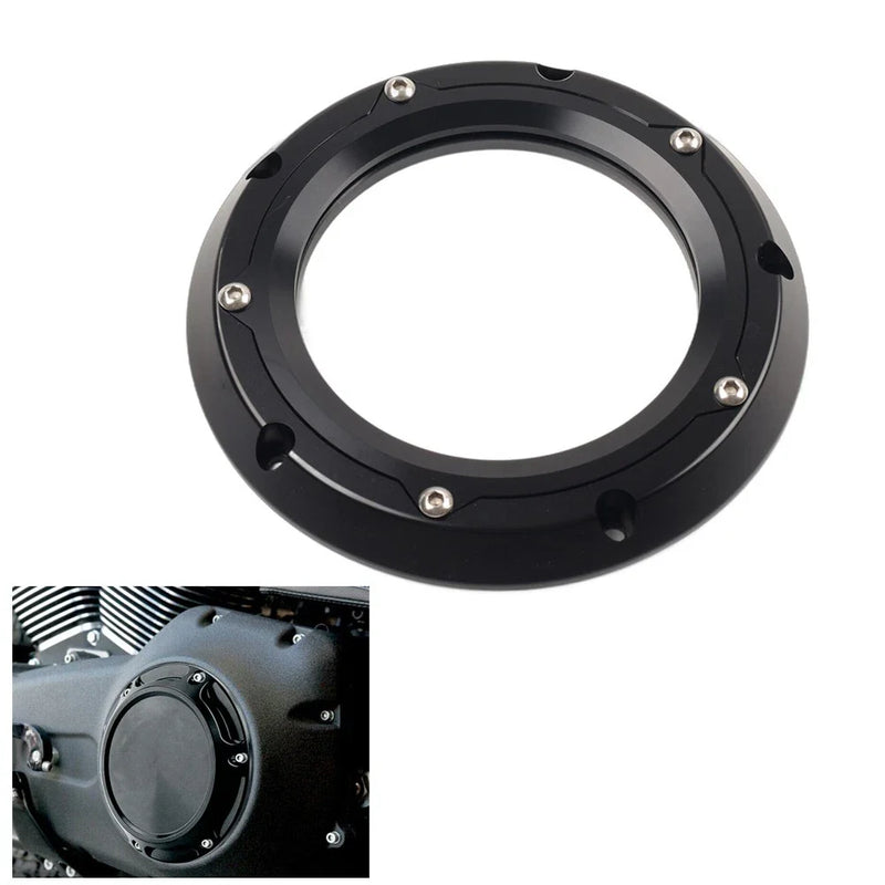 Harley Touring FLHTCUL FLHTKL Engine Clear Derby Cover (2015-2023)