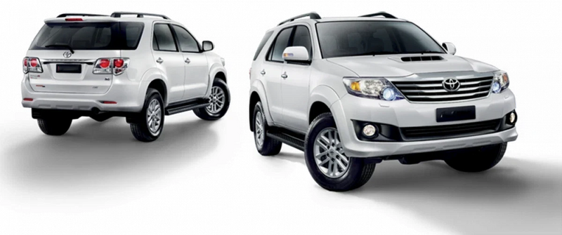Toyota Fortuner RH Rear View Mirror Glass Lens (2012-2014)