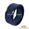 Harley Softail, Touring, Breakout 6" Round Blue Air Filter Cleaner (2012-2023)
