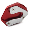 YAMAHA MT09 TRACER (2015-2017) Red CNC Kickstand Enlarger Plate