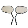 Harley Sportster 883 1200 48 Iron Black Motorcycle Mirrors (2004-2023)