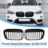 BMW X1 F48 (2016-2022) Gloss Black Front Upper Bumper Grille