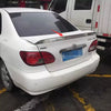 Toyota Corolla 2003-2013 with Brake Light Gloss White Trunk Spoiler Wing