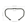 Indian Chief Springfield Chieftain Black Engine Guard Crash Bar (2014-2025)