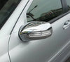 Mercedes C-Class W203 Chrome Side Door Mirror Covers (2001-2006)
