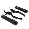 BMW R1200GS ADV Black Extendable Brake Clutch Levers Grips (2004-2018)