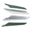 Honda Goldwing GL1800 GL1833 Matte Chrome Rear Mirror Trim Cover (2018-2020)