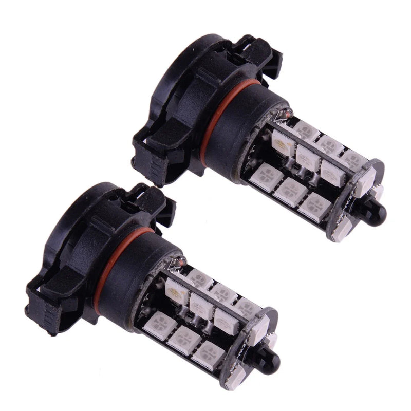 Sierra 1500 Yukon XL Wireless LED Fog Light Bulbs RGB 5050 27SMD (2007-2014)