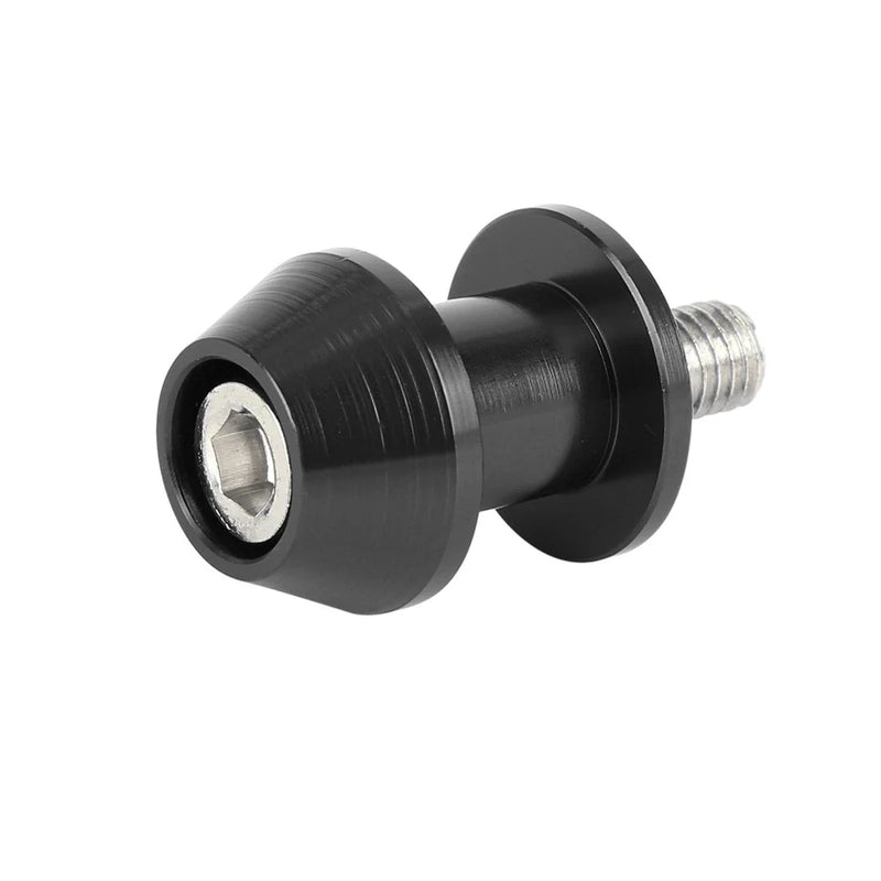 M8x1.25 Motorcycle CNC Swingarm Slider Spool Bobbin Starting Frame Screw Black