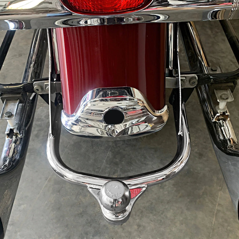 Harley Electra Road King Glide Chrome Trailer Hitch w/ Ball (1994-2008)