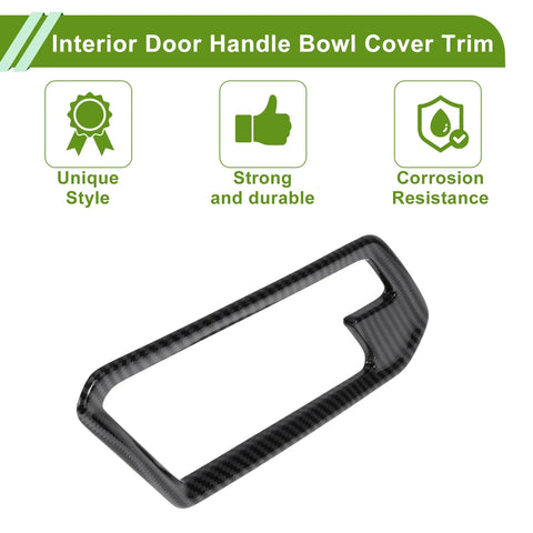Chevrolet Colorado 4 x Interior Door Handle Bowl Cover Trim ABS (2023-2025)