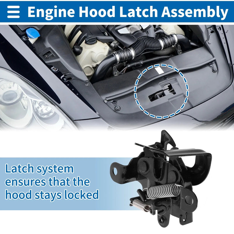 Toyota Yaris Sedan 1 Pc Hood Latch Assembly (2007–2012)