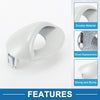 BMW M3 (2008-2013) White Bumper Headlight Washer Nozzle Cover Cap