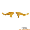 Harley Touring Road King Gold Handlebar Hand Brake Clutch Levers (2014-2023)