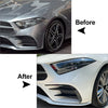 Benz CLS-Class Glossy Black Front Bumper Lip Splitter (2018-2021)