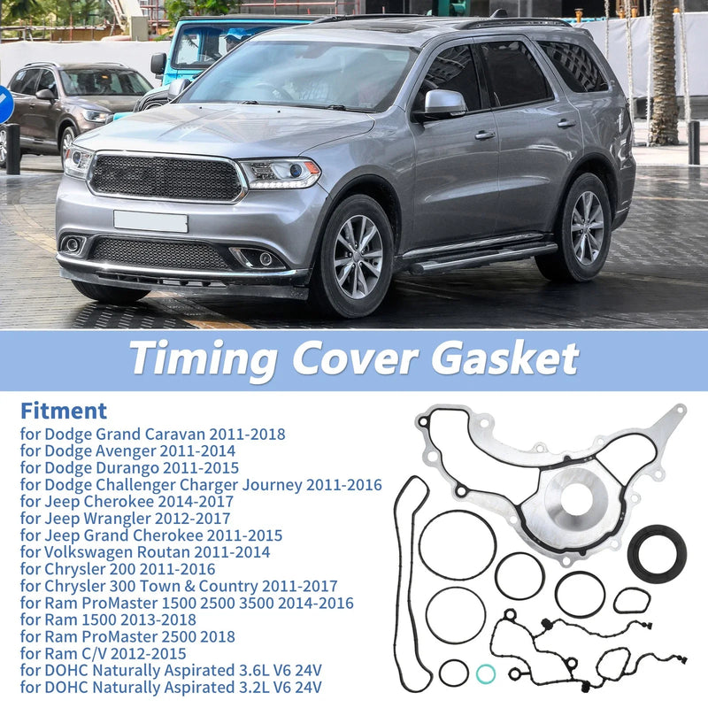 Dodge Grand Caravan Timing Cover Gasket Set (2011-2018)