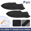 Honda Civic Sedan Front Door Armrest Covers  Black (2006-2011)
