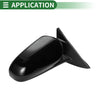 Toyota Camry Manual Folding Gloss Black Right Door Mirror (2018-2023)