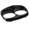 Harley Road Glide Black Headlight Bezel Scowl Outer Fairing (1998-2013)