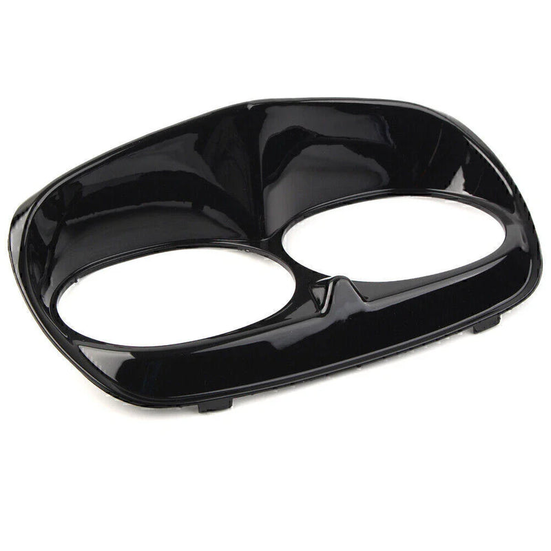 Harley Road Glide Black Headlight Bezel Scowl Outer Fairing (1998-2013)