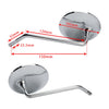 Honda CB 750 Four Mirror Pair Chrome 10mm Right Hand Thread (1969-1976)