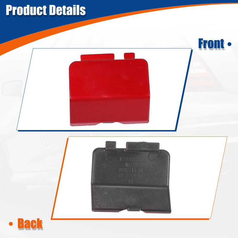 Mazda 6 (2014-2021) - Red Rear Tow Hook Cover