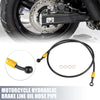 Make Model 110cm Length 10mm ID Motorcycle Brake Line Oil Hose Pipe 28° 0°