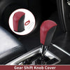 Subaru Forester Red Faux Leather Gear Shift Knob Cover (2006-2012)