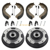 Kawasaki Mule 550 KAF300C Rear Wheel Brake Drum & Shoes 2 x (1997–2004)