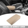 Honda Accord (2003-2007) Beige Faux Leather Center Console Lid Armrest Cover