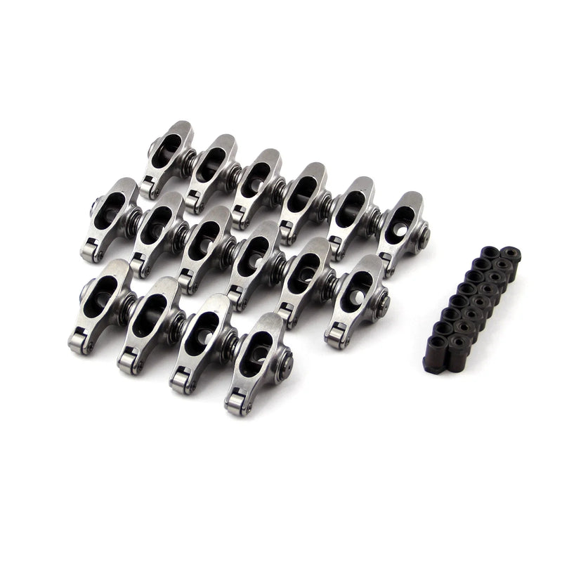 Ford SB 289 302 351 1.6" 3/8" Self Align S. Steel Roller Rocker Arms (1962-1996)