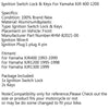 Yamaha XJR400, XJR1200, XJR1300 Ignition Lock Cylinder (93-99, 95-98)