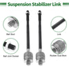 Ford 8 Pcs Front Suspension Kit Tie Rod Ends & Sway Bar Links