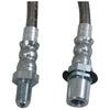 80 Series HZJ80 HJ80 FZJ80 HDJ80 2 Braided Extended Brake Lines Hose
