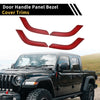 Jeep Front Rear Door Handle Panel Bezel Cover Trims (Fits All Years)