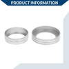 Ford Mustang 2015-2021 - Silver Tone 3 x Pieces Headlight Tune Knob Cover