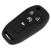 Ford F-150 F250 F450 4 Button Car Key Cover Case Chain Holder (2015-2023)