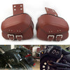 Harley Sportster Dyna Universal PU Leather Saddle Bags