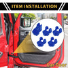 Jeep Wrangler JL JLU (2018-2024) Blue Door Limiting Cover Trim