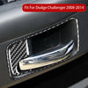 Dodge Challenger Dry Carbon Fiber Interior Door Handle Bowl Trim (2008-2014)