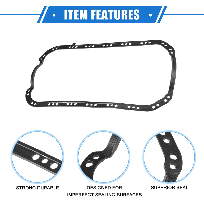 Honda Civic Del Sol S SI (1996-1997) Rubber Black Oil Pan Gasket
