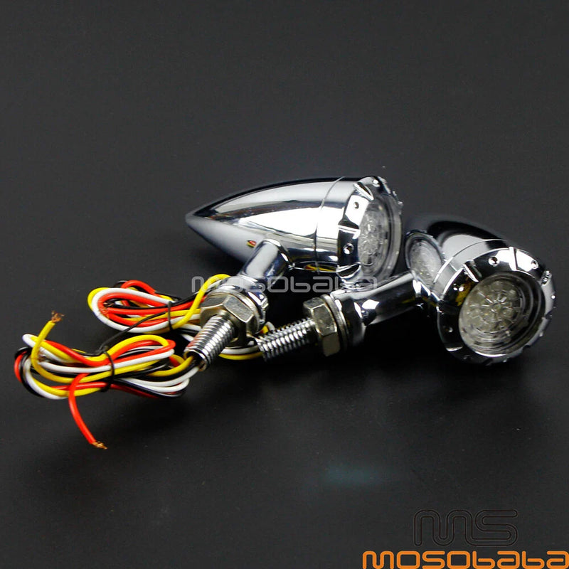 Harley Chopper Cruiser 10mm 12V LED Rear Turn Signal Light