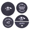Chrysler 200 AC Dash Button Repair Decal (2014-2017)