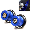 Yamaha YZF R1 R3 R6 CNC Blue Swingarm Spools