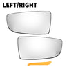 Ford Transit T150 White Mirror Glass Pair (2015-2023)