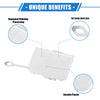 Mercedes-Benz C300 W204 2008-2011 White Bumper Tow Hook Cover