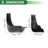 Nissan Note Mud Flaps Splash Guards 1 Set (2017-2020)