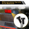 Motorcycle License Plate Light / 2 x / 12V Led Tag Lamp
