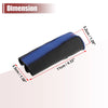 Ford Mustang (2015-2021) Black Blue Faux Leather Handbrake Cover
