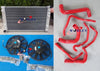 Holden Commodore V8 GEN3 VT VX VU HSV LS1 Radiator & Fans + Red Hose (1997-2006)
